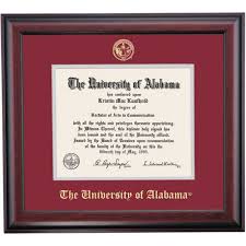 Alabama School Color Traditional Diploma Frame Diploma Frame School Colors Frame