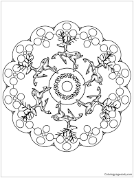 Reindeer mandala coloring page | woo! Reindeer Mandala Coloring Pages Holidays Coloring Pages Coloring Pages For Kids And Adults