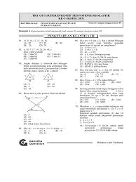 Latihan soal tps utbk sbmptn 2021 pdf: Soal To Si Tps Ke 3 Kode 507 Peng Kuantitatif 61 80 1 Pdf