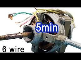 2 Tips Connect Wire Table Fan Most Understandable 5 Or 6 Wire Motor Wiring Diagram Youtube Connect Motor Fan