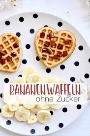 Bananenwaffeln Ohne Zucker Und Nur Mit 8 Einfache Zutaten Rezept Bananen Waffeln Lecker Rezepte