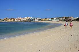 Het vlakke oostelijke eiland boavista. Boa Vista Cabo Verde