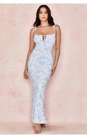 Clothing Maxi Dresses Raphael Pale Blue Floral Summer Maxi Dress In 2020 Summer Maxi Dress Floral Blue Floral Maxi Dress Summer Maxi Dress