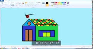 How To Draw A Beautiful House In Ms Paint Painting Projects Drawings Painting