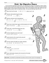 Doin The Digestive Dance Lesson Plans The Mailbox Digestive System Lessons Digestive System Digestive System Worksheet