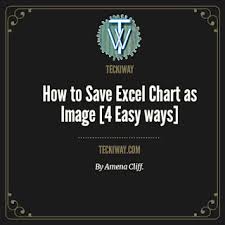 How To Save Excel Chart As Image On Ms Excel 4 Easy Ways