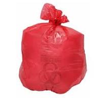 Medical Waste Bags, Red 20-30 Gallon