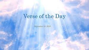 Bible Verse Of The Day November 14 2020 Youtube