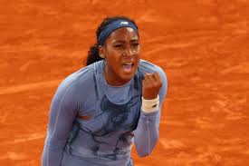 TOTAL DOMINANCE! Coco Gauff takes down Emma Raducanu in straight sets and  punches her ticket to the Quarterfinals! Shes on fire this clay  season—unstoppable right now! Next up: the winner of Andreeva