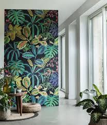 Tropical wallpaper designed by lemon. Wall Murals Home Decor The Best Murals And Mural Style Wallpapers Tropical Wall Decor Wall Wallpaper Wall Design