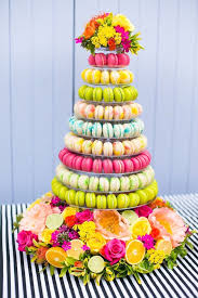 Colourful Cocktails Macarons Styled Shoot By Anges De Sucre Wedding Cake Alternatives Macaron Tower Macaroon Cake