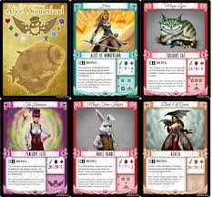 Take the fewest points and win the game. Cool Inventions For Entertainment Alice Of Wonderland Trading Card Games