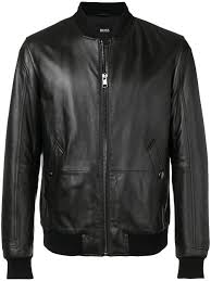 Hugo Boss Classic Bomber Jacket In Black Modesens Classic Bomber Jacket Black Bomber Jacket Bomber Jacket