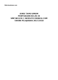 Buku sekolah elektronik ini dalam bentuk pdf. Administrasi Kepala Sekolah Lengkap M Buku Tamu Umum
