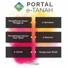 Dato' ahmad zaharin bin mohd saad, ketua pengarah tanah dan galian persekutuan. Portal E Tanah Pejabat Pengarah Tanah Dan Galian Negeri Perak Facebook