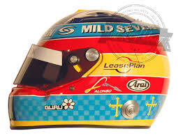 Perfect for your backpacks, jackets or anywhere you can think of! Fernando Alonso 2005 F1 Replica Helmet Scale 1 1 All Racing Helmets