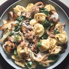 Tortellini With Italian Sausage Fennel And Mushroom Recipe Epicurious Com Autumn Pasta Recipes Recipes Fall Pasta