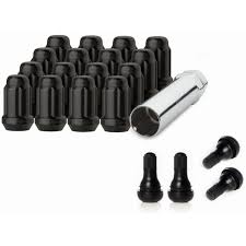 Ksp M10X1.25 Open End Acorn Bulge Wheel Lug Nuts, 16Pcs 17Mm Hex 0.6