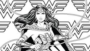 Wonder Woman Para Colorear