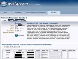 Gi Bill Transfer Rules Transfer Gi Bill To Family Members