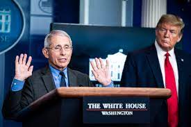 The president is trading dr. Trump And Fauci It S Complicated The Boston Globe