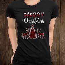 Free shipping on orders over $25 shipped by amazon. Merry Christmas Shirt With Red Plaid Reindeer Tree Star Shirt