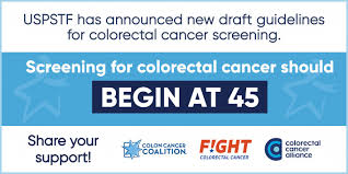 We did not find results for: Colorectal Cancer Screening Age Lowered To 45 The Legacy Newspaper