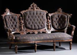 John Jellif Carved Walnut Sofa Victorian Furniture Fine Furniture Beautiful Furniture