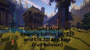 Download minecraft bedrock edition 1.17.41 for windows 10. Download Minecraft Bedrock Edition 1 16 230 And 1 16 221 Apk Free