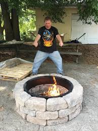 Build your backyard fire pit with this ace hardware kit. The Ashland Concrete Firepit Kit From Lowe S Things That Make People Go Aww