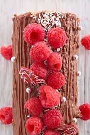 Buche Glacee A La Framboise Insert Vanille Et Meringue Framboise Buche Glacee Buche De Noel Chocolat
