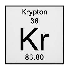 It is characterized by its brilliant green and orange spectral lines. Periodic Table Krypton Tile Coaster By Science Lady Cafepress