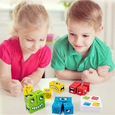 Cheap wooden blocks, buy quality toys & hobbies directly from china suppliers:2020 montessori expression puzzles building block face changing logical thinking training wooden children's early education toy enjoy free shipping worldwide! Party Games For Children Expression Puzzle Building Blocks Wooden Paper Cards Early Education Toys Kids Intellectual Challenge Party Games Aliexpress