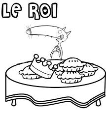 Loup Auzou Galette Roi Loup Coloriage Loup Roi