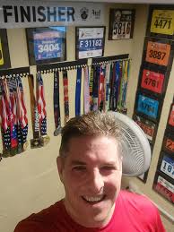 We've been to pick up our running numbers ahead of tomorrows marathon and  did an easy 5K to get the legs moving. This will be my first marathon run.  #naplesmarathon