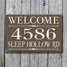 This Is A Personalized Hand Painted House Address Sign It Is 100 Painted With No Vinyl On The Sign Custom House Numbers House Number Sign House Numbers Diy