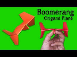 Kids love to make the paper airplane and feel awesome to fly. How To Make A Paper Airplane Easy And Fast For Kids Origami Boomerang Airplane Easy Youtube Make A Paper Airplane Origami Boomerang Origami Plane