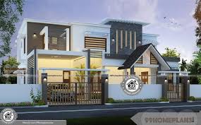 New house plans & home designs. Modern House Plans For Narrow Lots With Awesome Double Floor Design