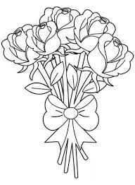 Disegno da colorare fiori > mazzo di fiori. Fiori Da Colorare 104 Immagini Da Stampare E Colorare A Tutto Donna