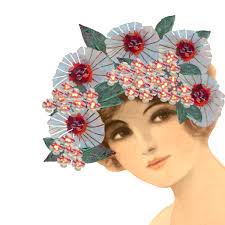 I painted the florals and used them as a headpiece. What are your thoughts?