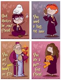 Happy valentines' day, gin, harry whispered lovingly. James Stowe S Harry Potter Valentine S Day Cards