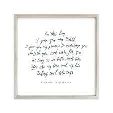 Your Vows As An Art Print Drawn Digital Art By Minted Wedding Vow Art Unique Wedding Vows Wedding Vows