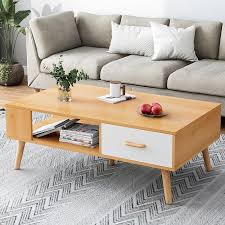 Complete your living room with hipvan's sturdy and stylish coffee tables. Wooden Coffee Table Singapore Rustic Look Multiple Designs