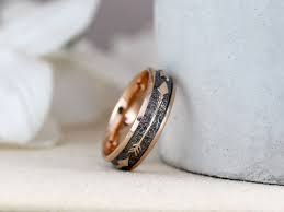 Make your future husband stand out like never before by purchasing from our selection of men's gold wedding rings or bands, gold ring design with diamonds. Men Wedding Ring Unique 6 Mm Rose Gold Black Personalized Ring Benati