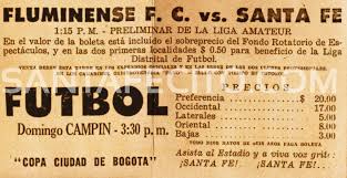 El último partido disputado por lo equipos ganó fluminense marcando 2 gol(es). Independiente Santa Fe 1 Vs Fluminense De Brasil 0 Fuerza Santos
