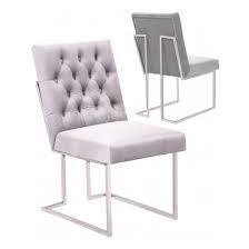 Choose from contactless same day delivery, drive up and more. Dino White Velvet Dining Chairs In Pair Furniture In Fashion