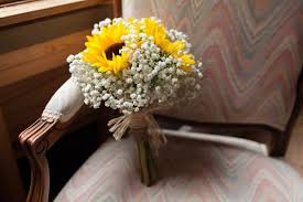 Intimate Cabin Wedding Sunflower Wedding Bouquet Bridesmaid Flowers Sunflower Bridesmaid Bouquet