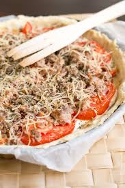 Tarte Thon Tomates Ricotta Recette Tarte Thon Tomate Tomates Tarte Fine Tomates