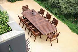 Jensen Leisure Omega Extension Table With Integra Chair Group Leisure Living Outdoor Patio Furniture Outdoor Furniture Teak Furniture