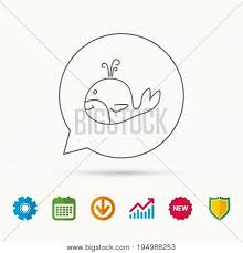 Whale Icon Largest Vector Photo Free Trial Bigstock